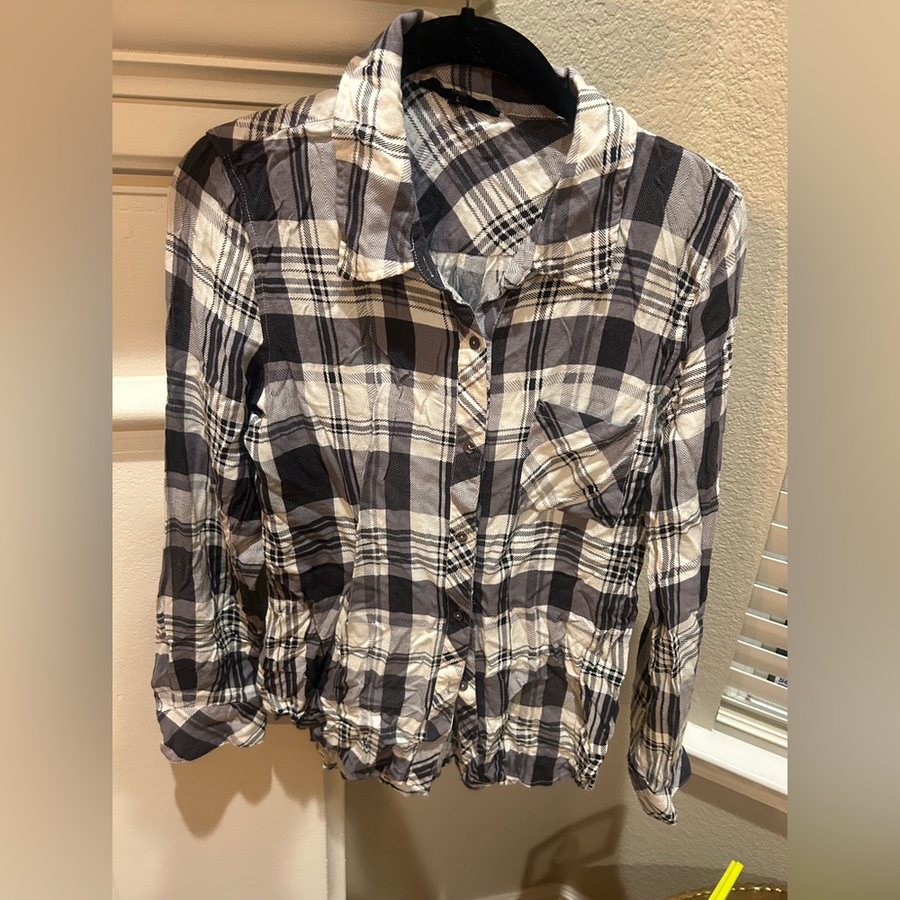 Olivaceous Monochrome Plaid Shirt
